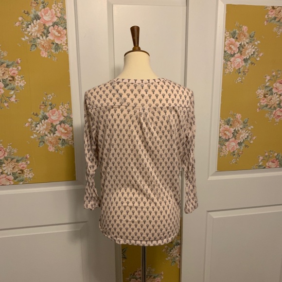 H&M Pink Parachute (Hot Air Balloon?) Print Blouse - Picture 3 of 6
